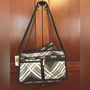 LeSportsac Deluxe Shoulder Satchel , 2 piece